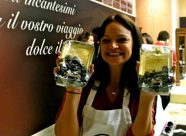 Angie Away at Perugina Chocolate School 