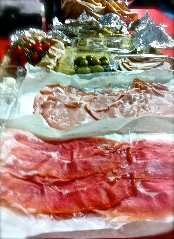 Cured meats, amazing cheeses and (blech) olives