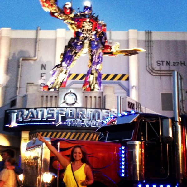 Helping to launch Transformers 3D - the Ride at Universal Orlando