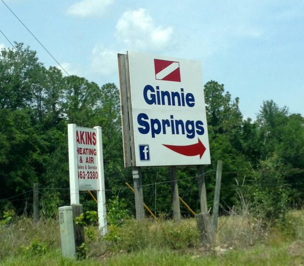 Driving through the Central Florida countryside until you see the sign for Ginnie