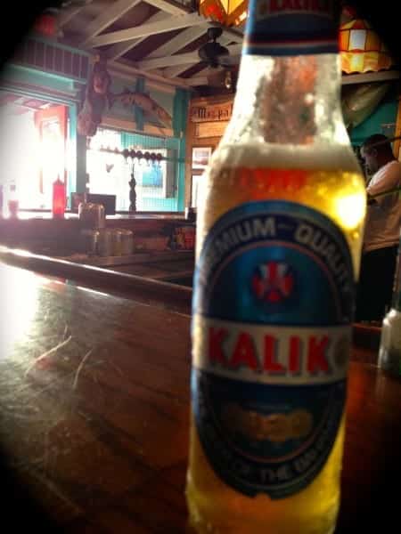 Kalik is always my first drink when I land in The Bahamas