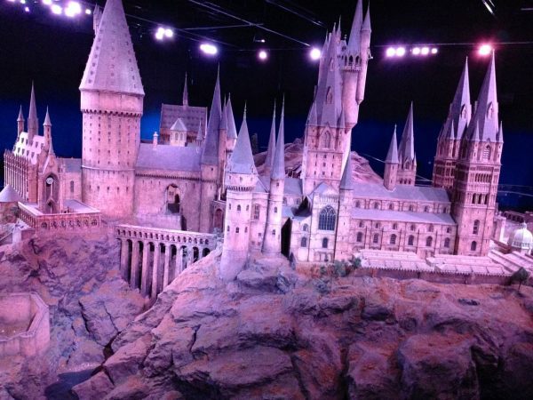 The enormous model of Hogwart's