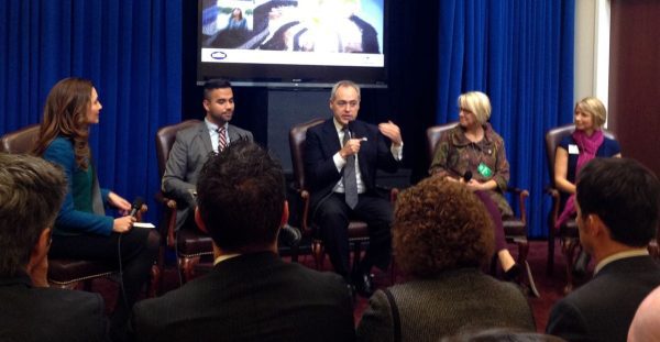 One of the panels at the White House Travel Blogger Summit