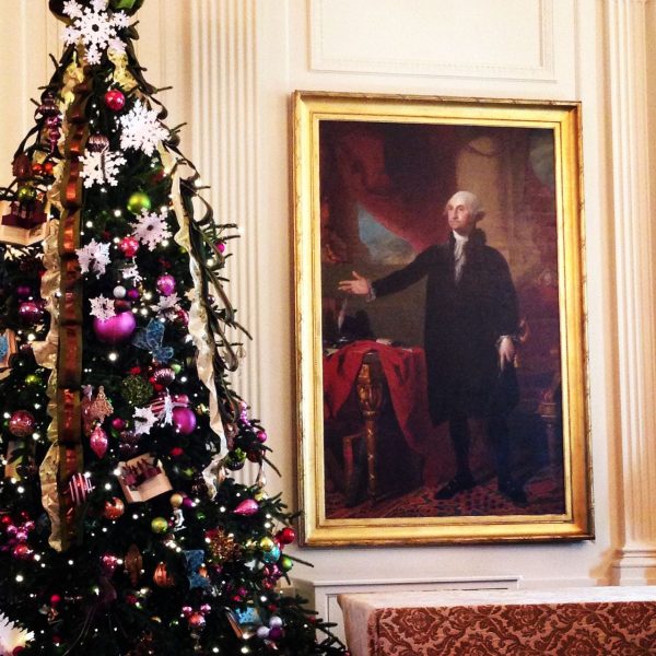 The best time to tour the White House is Christmastime!