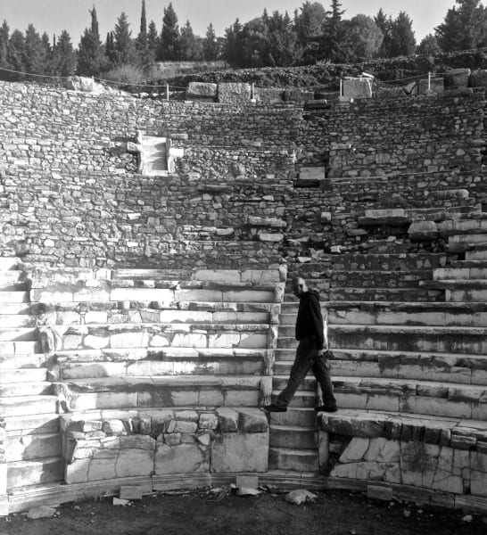Did Paul incite a riot in this amphitheater? 