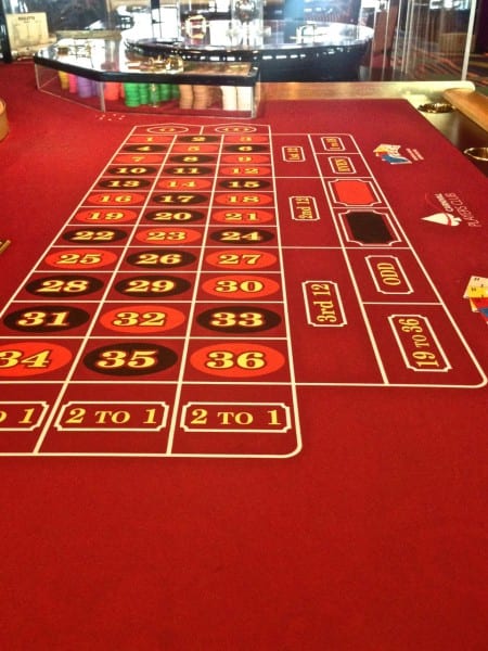Nothing like a little roulette at sea to make you feel like James Bond.