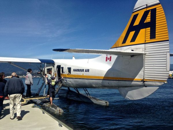 Hop onboard a Harbour Air seaplane for a quick flight to Vancouver Island