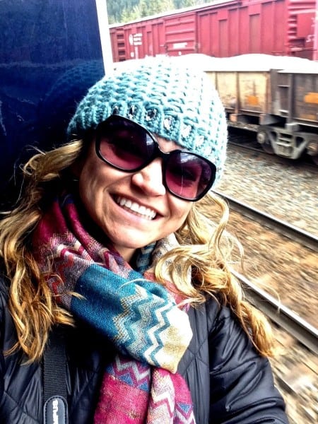 Angie Away on the Rocky Mountaineer 