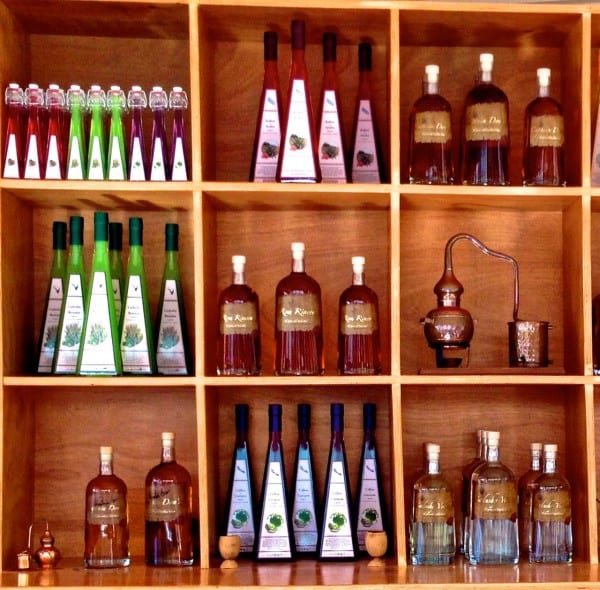 Green not your color? There are several one-of-a-kind creations at the Cadushy Distillery.
