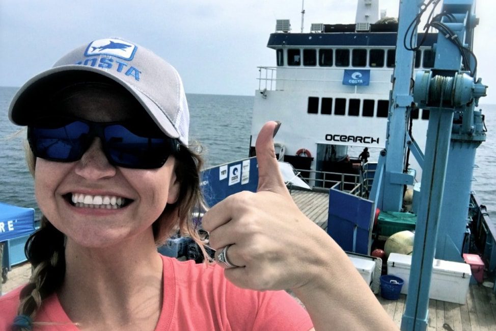 Angie Away MV OCEARCH EXPEDITION JAX Great White Shark