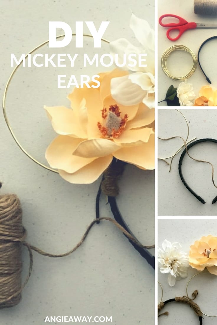 How to make DIY Mickey Mouse ears. Check out this easy template for your very own ears. #DIY #MouseEars #Disney