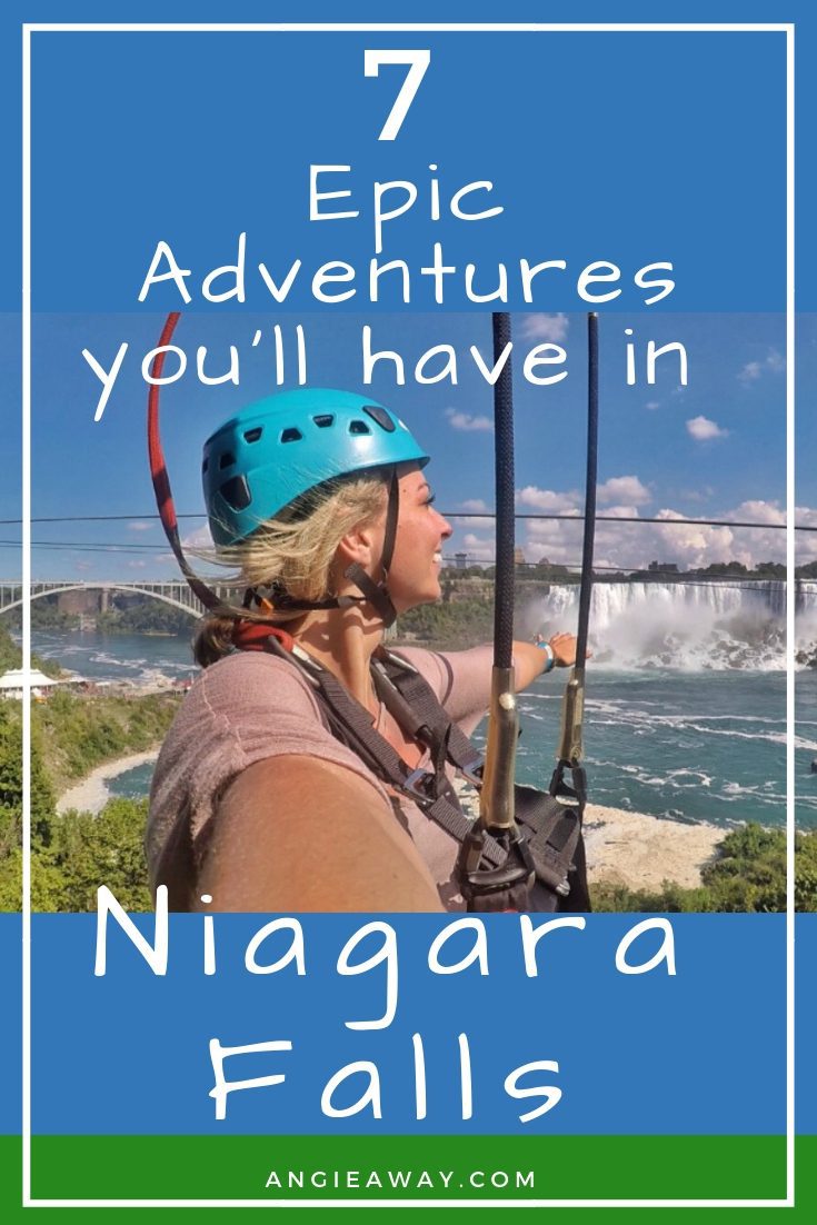 How to have an epic adventure in Niagara Falls! Whether you're in New York or Canada, you'll find lots of things to do on this trip. And don't be afraid to trip the zip line! #Niagara #Zipline #Travel #NewYork