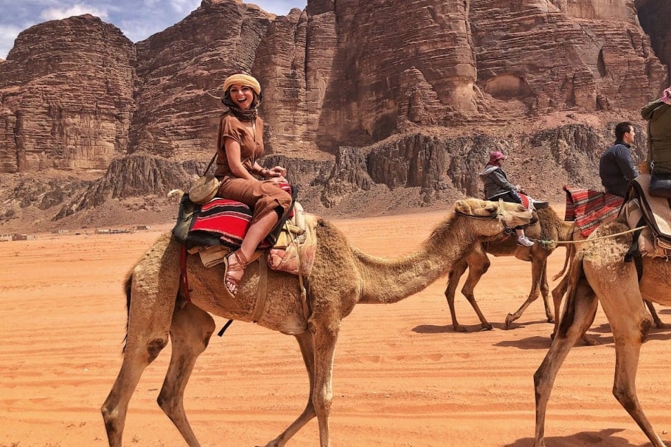 Things to do in Jordan: Exploring the Wadi Rum Desert on camel