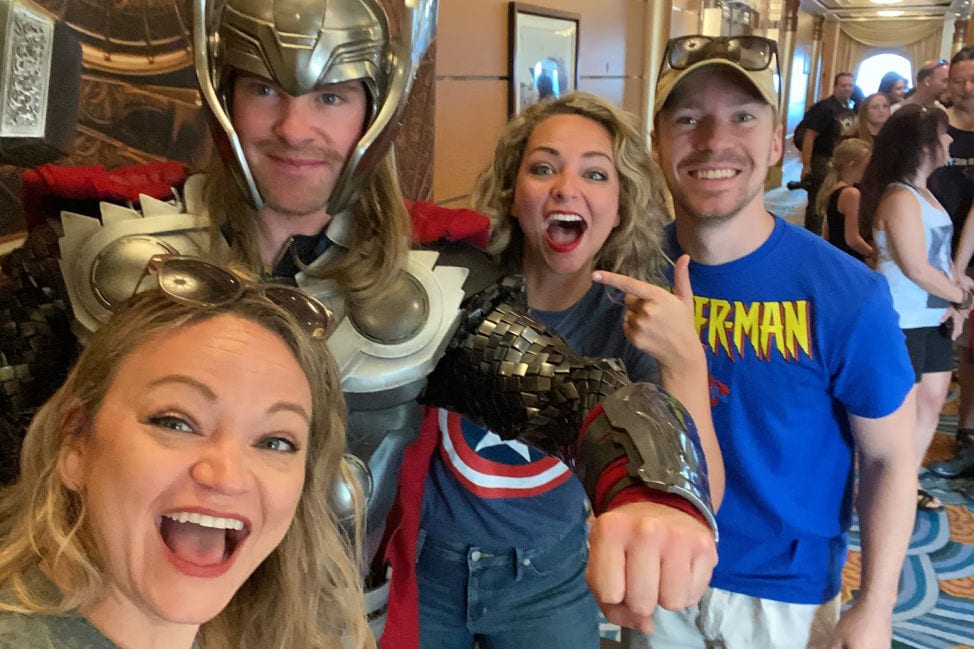 Marvel Day at Sea with The Jet Sisters