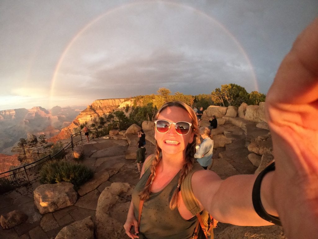 Angie Away at the Grand Canyon